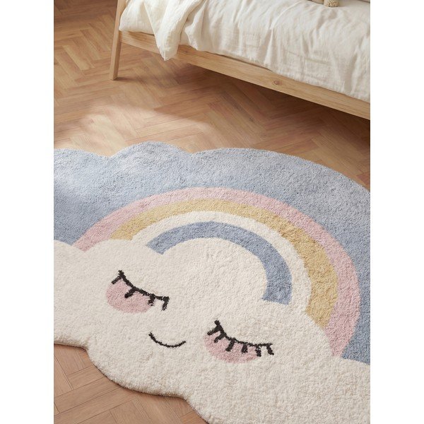 Covor pentru copii crem lavabil/țesut manual din bumbac 140x200 cm Snuggle Nappi – Hanse Home-image-2