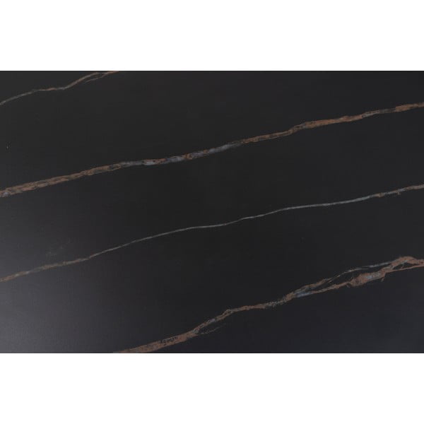 Masă cu blat din ceramică Actona Wicklow, 80 x 140 cm, negru-image-1