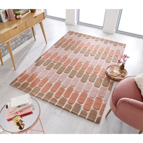 Covor din lână Flair Rugs Fossil, 160 x 230 cm, portocaliu-image-4