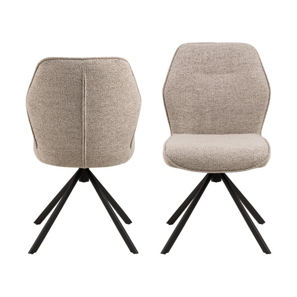 Scaune de dining crem 2 buc. Aura – Actona-image-3