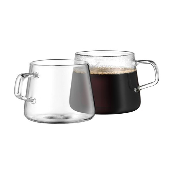 Set 2 cești din sticlă pentru cafea WMF