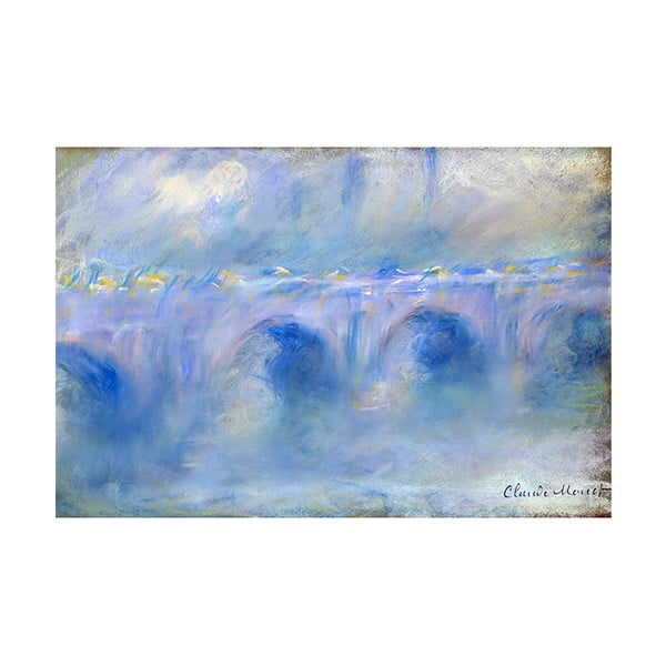 Tablou Claude Monet - Le Pont de Waterloo, 60x40 cm