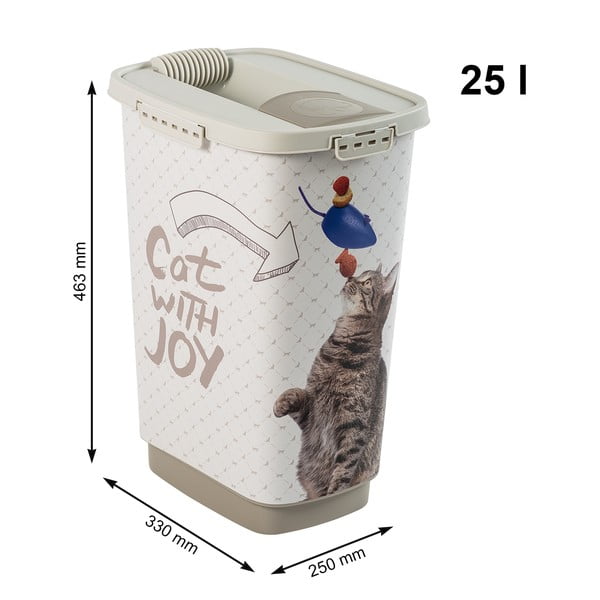 Recipient pentru hrană animale de companie 25 l Cody – Rotho-image-3