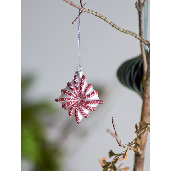 Ornament de Crăciun din sticlă 9 cm Candy – Bloomingville-image-1
