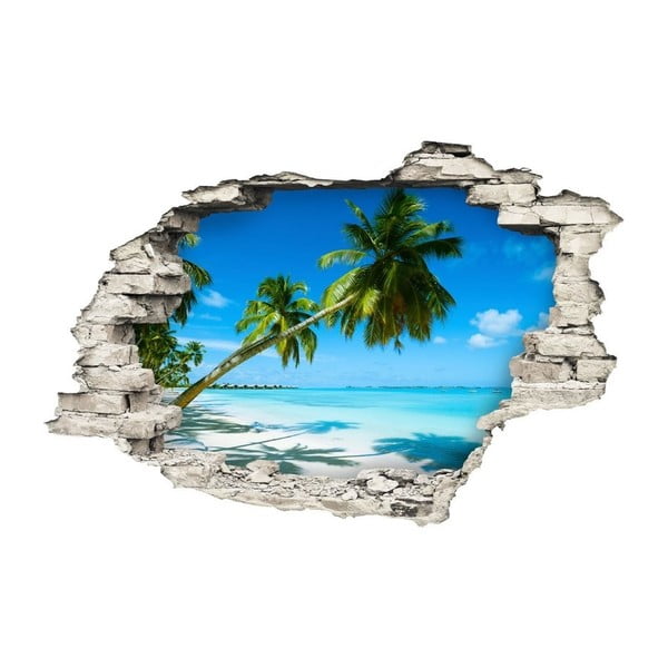 Autocolant Ambiance Landscape at a Beach, 60 x 90 cm-image-2