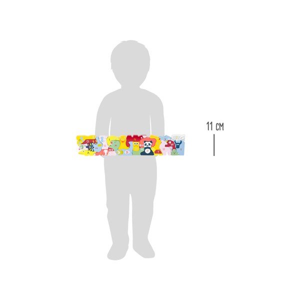 Puzzle din lemn pentru copii Legler ABC-image-1