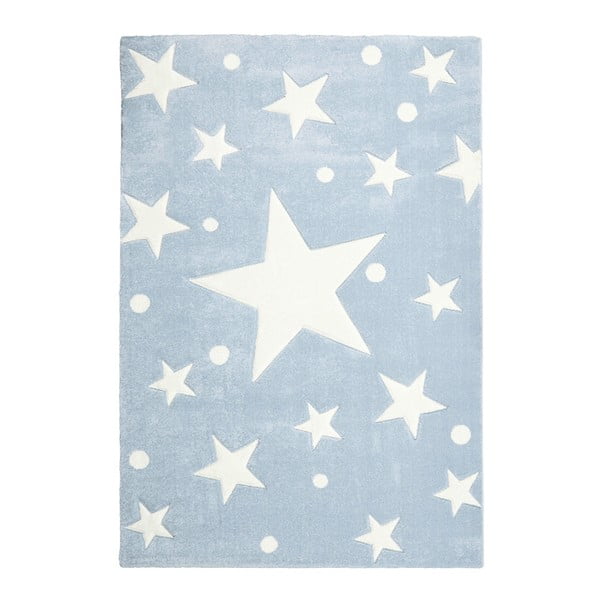Covor pentru copii Happy Rugs Star Constellation, 80x150 cm, albastru