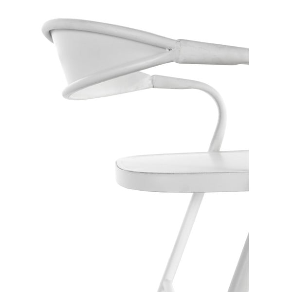 Scaun din metal Geese Industrial Style Puro, alb-image-3