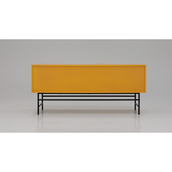 Comodă joasă galbenă 68,5x68,5 cm Cocktail - Tenzo-image-1