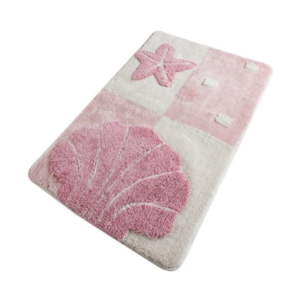 Covoraș baie Confetti Bathmats Starfish Pink, 60 x 100 cm, roz
