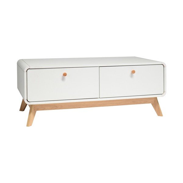 Masă TV albă 100x40 cm Cassie - Støraa-image-2