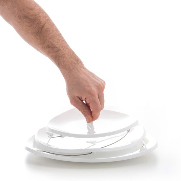 Platou supraetajat InnovaGoods Twist & Fold Plates-image-4