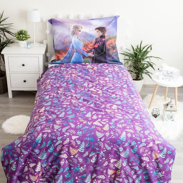 Lenjerie de pat din bumbac pentru copii Jerry Fabrics Frozen Wind, 140 x 200 cm-image-3
