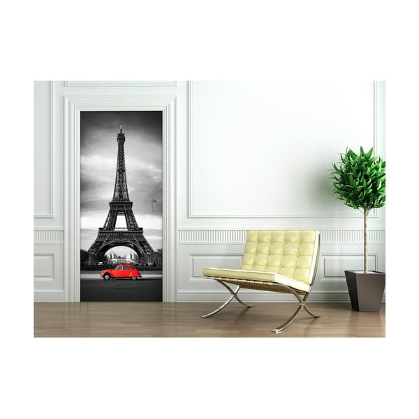 Autocolant adeziv pentru ușă Ambiance Eiffel Tower
