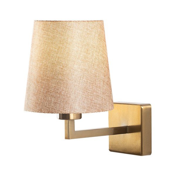 Aplică de perete bej/aurie ø 18 cm Profil – Opviq lights-image-2