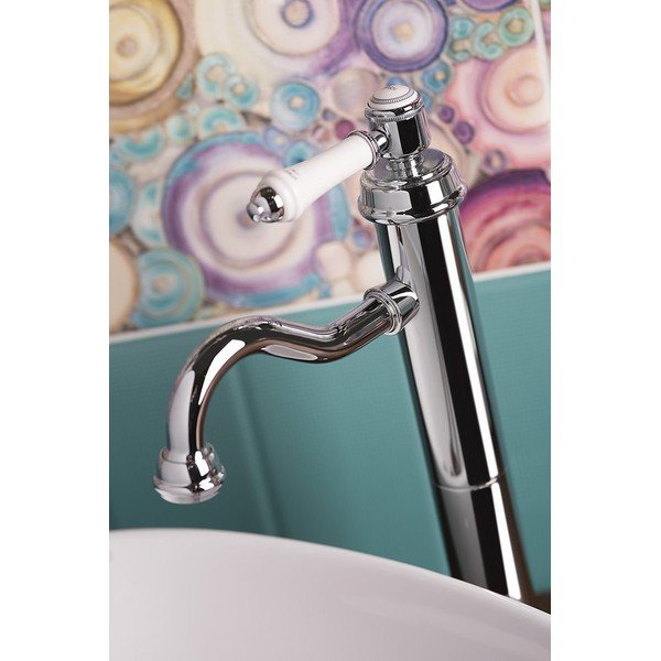 Baterie argintiu-lucios pentru chiuvetă înaltă Vienna – Sapho-image-3