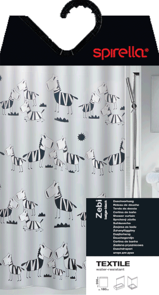 Perdea de duș 180x200 cm Zebi – Spirella-image-3