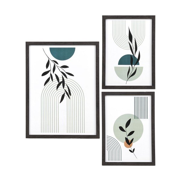 Rame negre de agățat 3 buc. 30x40 cm Aspen – House Nordic