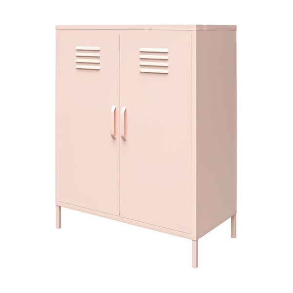 Dulap roz din metal 40x102x80 cm Mission District – Støraa-image-3