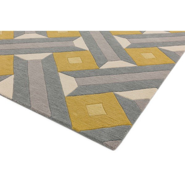 Covor Asiatic Carpets Motif, 120 x 170 cm, galben-gri-image-4