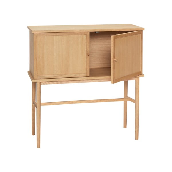 Dulap în culoare naturală cu aspect de lemn de stejar 90x90 cm Dash – Hübsch-image-3