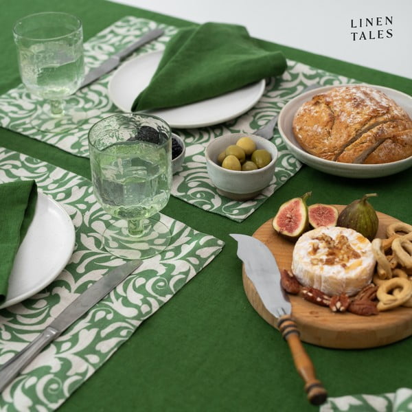 Șervețele 2 buc. din in 40x40 cm True Green – Linen Tales-image-2
