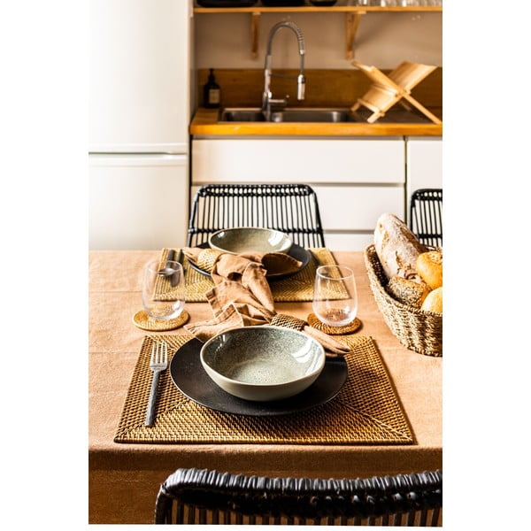 Suport pentru farfurii din ratan 40x30 cm - Tiseco Home Studio-image-3