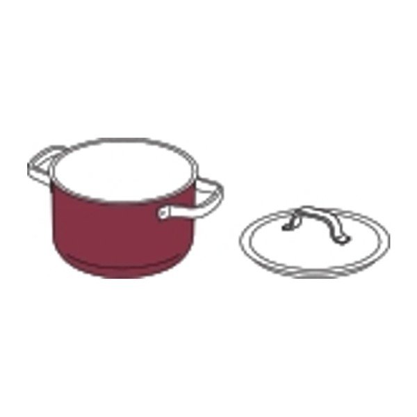 Oală WMF Fusiontec Plus, ⌀ 20 cm, vișiniu-image-1