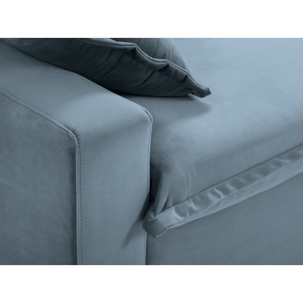 Canapea extensibilă Kooko Home Mezzo, albastru deschis-image-1