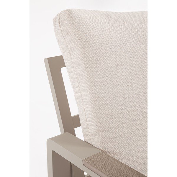 Set mobilier de grădină bej din aluminiu pentru 5 persoane Elna – Bizzotto-image-2