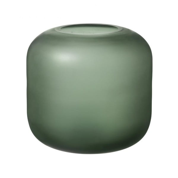 Vază din sticlă Blomus Bright, înălțime 17 cm, verde