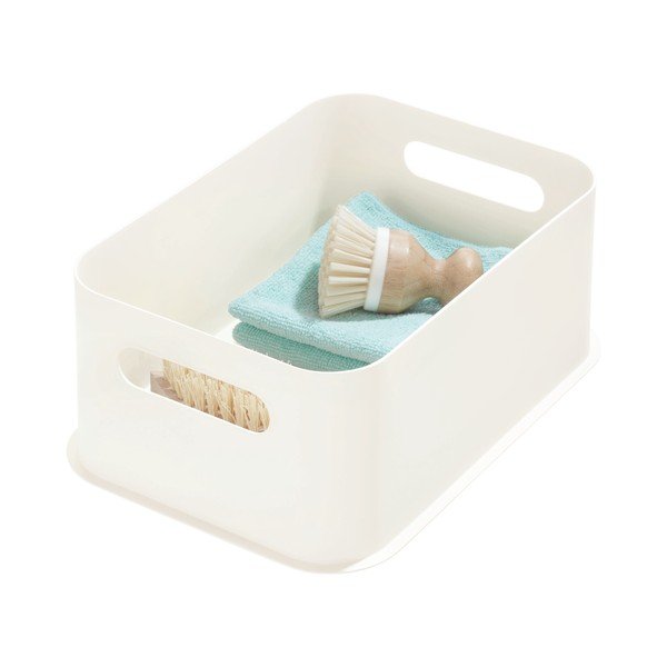 Cutie depozitare iDesign Eco Handled, 21,3 x 30,2 cm, alb-image-2