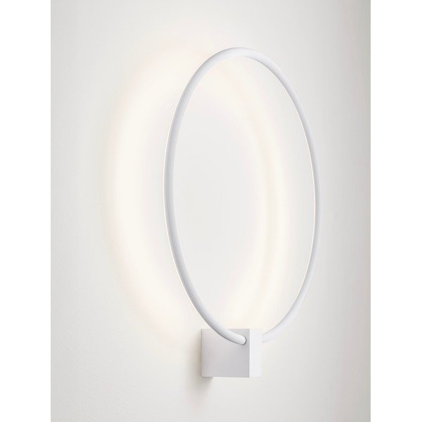 Aplică de perete alb mat LED cu intensitate reglabilă din aluminiu Cercio – Nova Luce-image-2