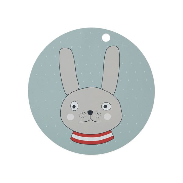 Suport pentru farfurii pentru copii OYOY Rabbit, ⌀ 39 cm