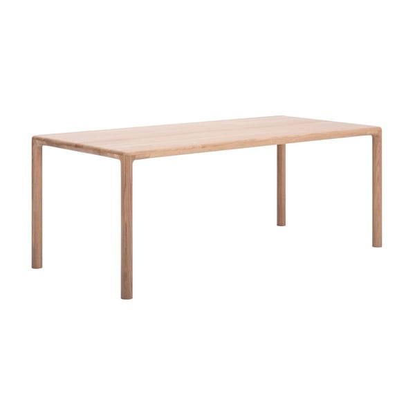 Masă de dining din lemn de stejar 90x200 cm Derven – Gazzda