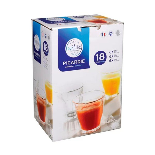 Pahare în set de 18 buc. de 180 ml Picardie - Duralex-image-1