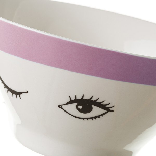Bol din porțelan Unimasa Pink Dreameyes, 350 ml-image-1