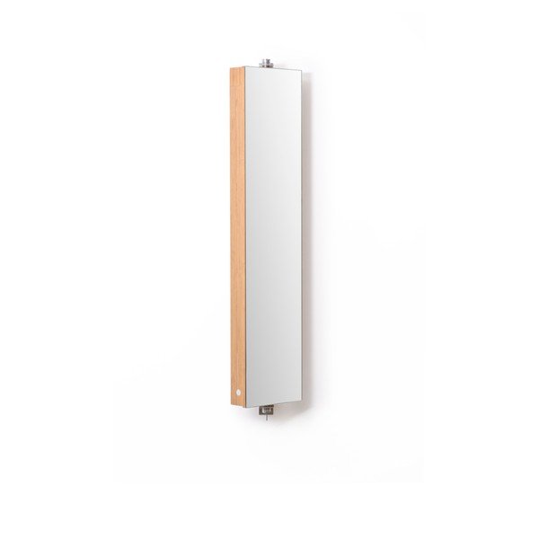 Dulap din lemn cu oglindă Wireworks Domain Bamboo, 110 cm-image-2