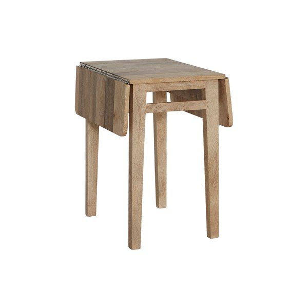 Masă de dining extensibilă din lemn de mango cu blat suplimentar 43,5x60 cm Derri – Ellos Home-image-4