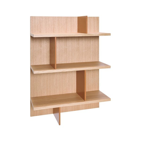 Raft în culoare naturală etajat cu aspect de lemn de stejar 60 cm Stand – Hübsch-image-3