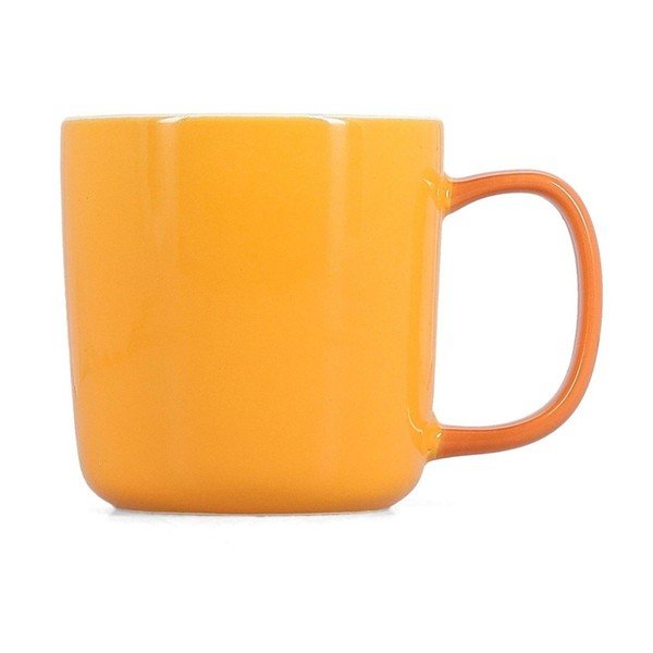 Cană portocalie new bone china 370 ml Mae – ONA