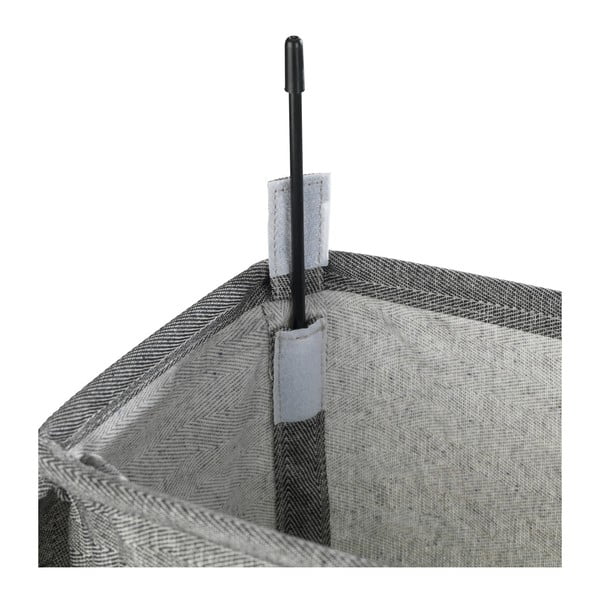 Coş de rufe Wenko Corno, 44,4 l, gri închis-image-4