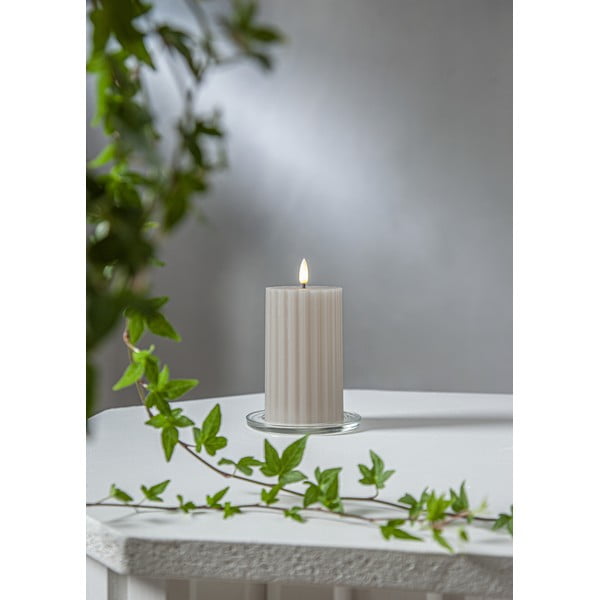 Lumânare LED (înălțime 15 cm) Flamme Stripe – Star Trading-image-4