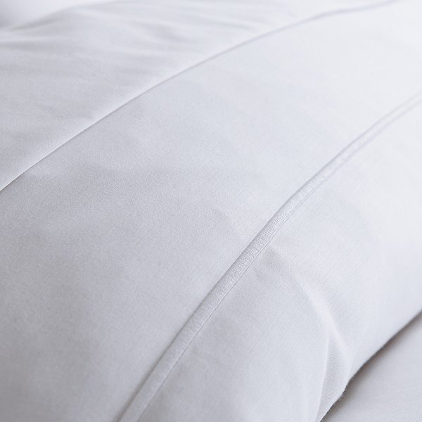 Lenjerie de pat din bumbac satinat Bianca Luxury, 220 x 230 cm, alb-image-2