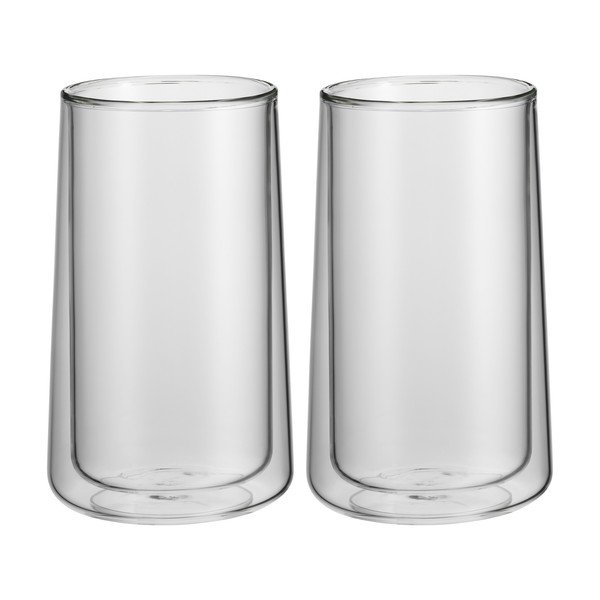 Set 2 pahare pentru latte cu pereți dubli WMF, înălțime 13 cm-image-1