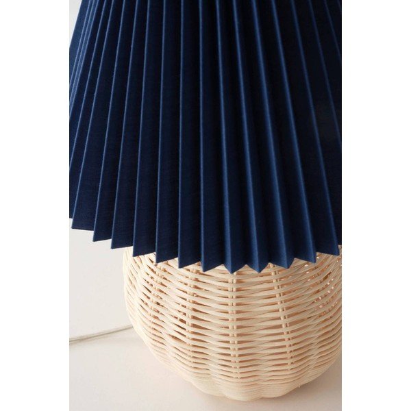 Veioză albastră/în culoare naturală din ratan (înălțime 36 cm) Sisal – Jotex-image-3