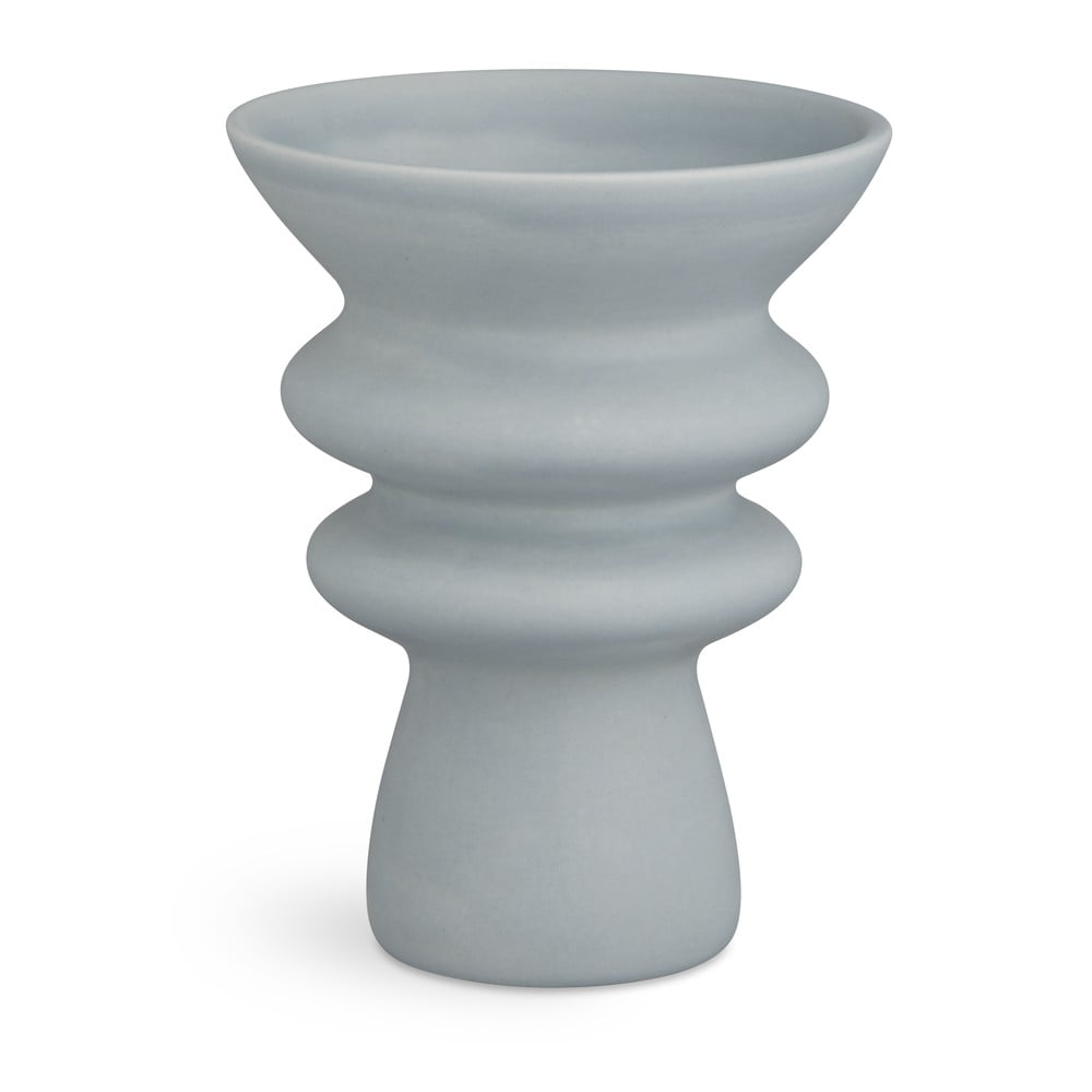 Vază din ceramică Kähler Design Kontur, înălțime 20 cm, gri albastru