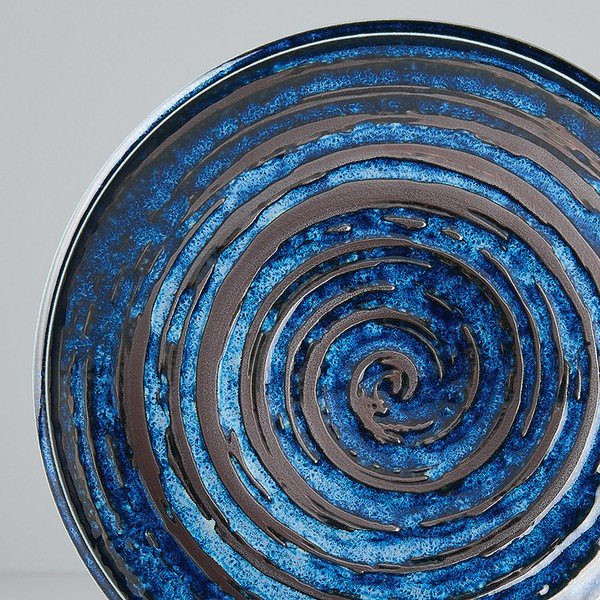 Farfurie din ceramică MIJ Copper Swirl, ø 20 cm, albastru-image-2