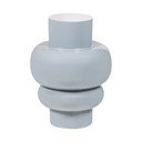 Vază gri deschis din metal (înălțime 27 cm) Auri – WOOOD