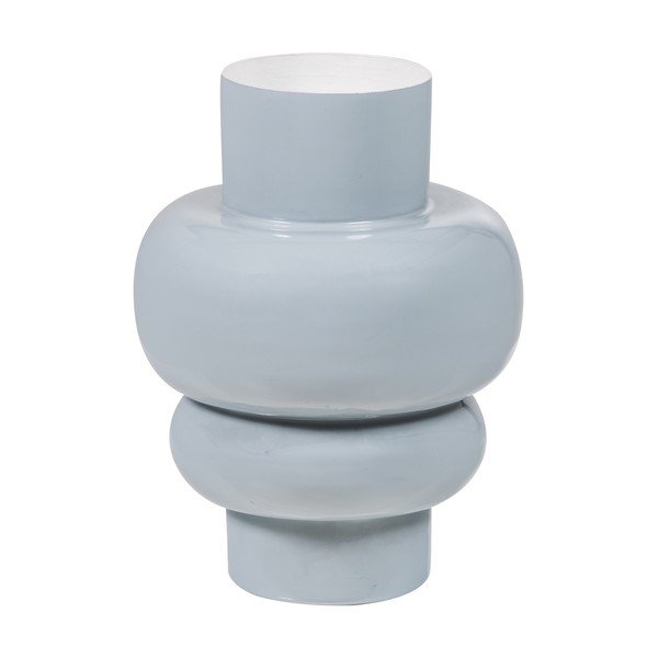 Vază gri deschis din metal (înălțime 27 cm) Auri – WOOOD